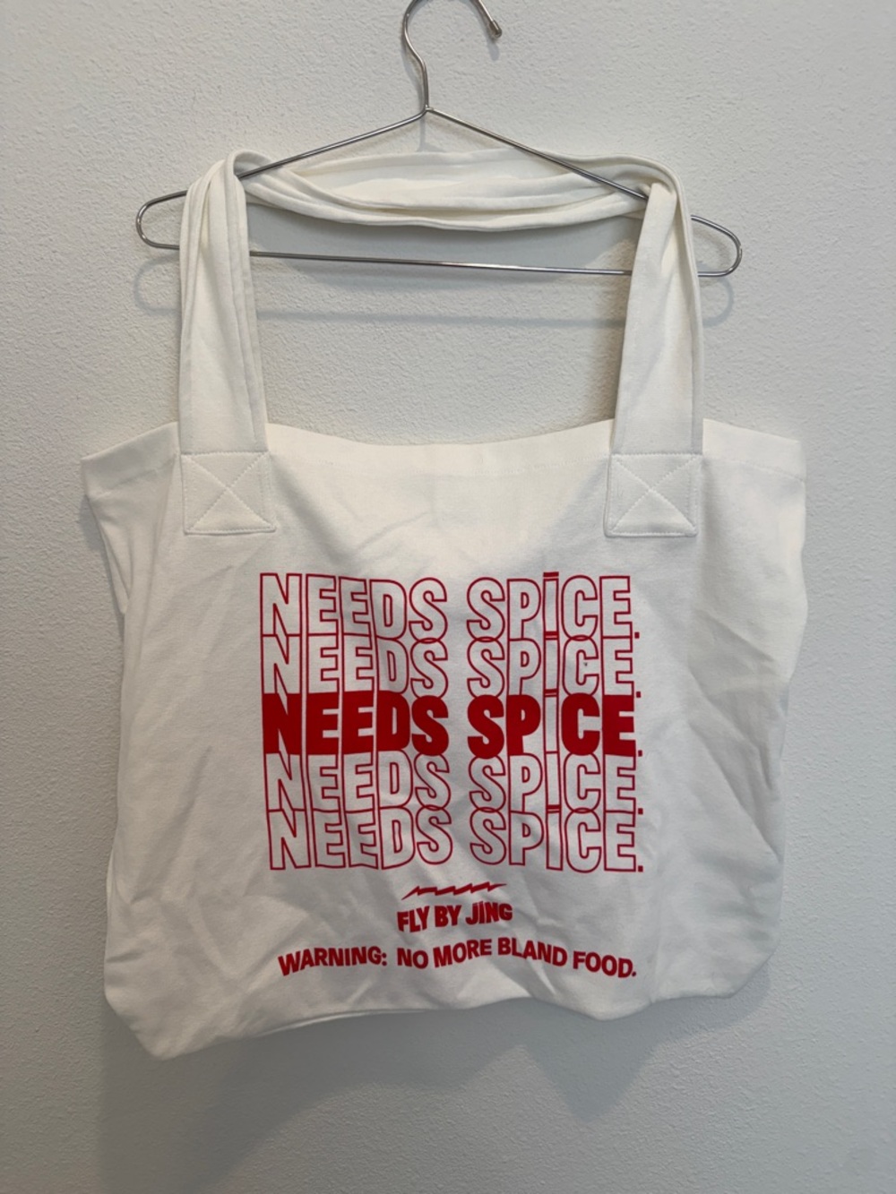Fly By Jing "Needs Spice" Tote Bag
